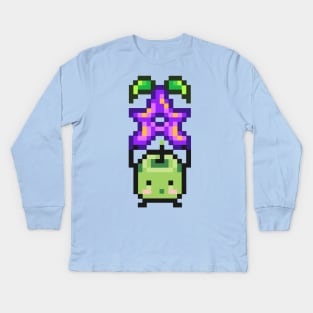 Green Junimo with Stardrop Kids Long Sleeve T-Shirt